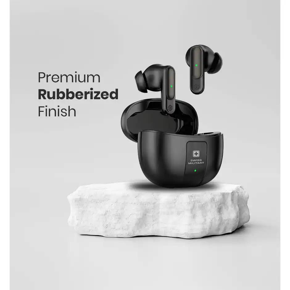 swiss military audio earbuds zeus plus | black swiss military audio earbuds zeus plus | black